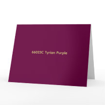 66023C Tyrian Purple card