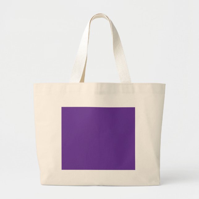 663399 Solid Colour Purple Background Template Large Tote Bag (Front)