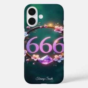 666 Angel Number Manifestation - Balance & Growth iPhone 16 Case