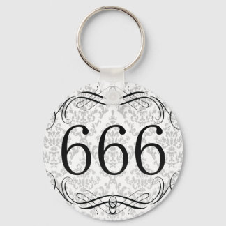 666 Area Code Key Ring