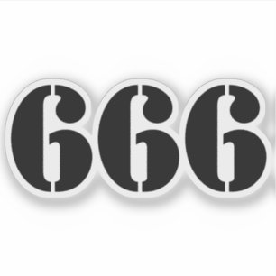 666 (black)