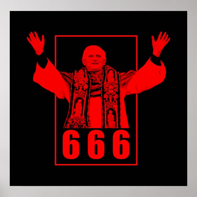 666 Pope Poster (Front)