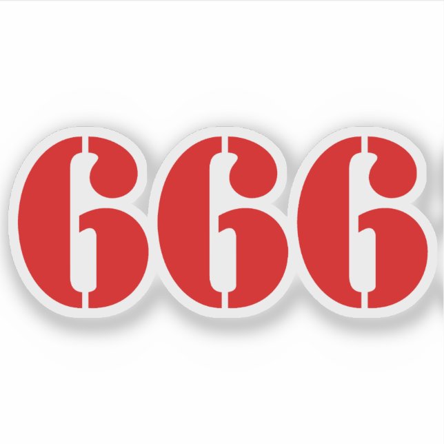 666 (red) (Front)