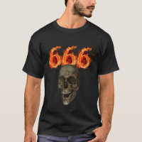 666 skull T-Shirt