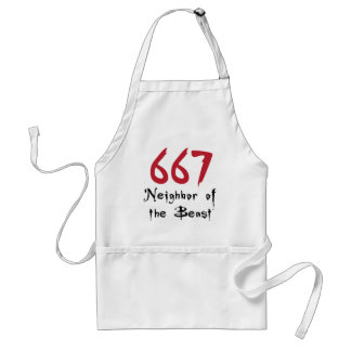 667 Neighbour of the Beast Standard Apron