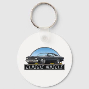 66 Chevelle Black Key Ring