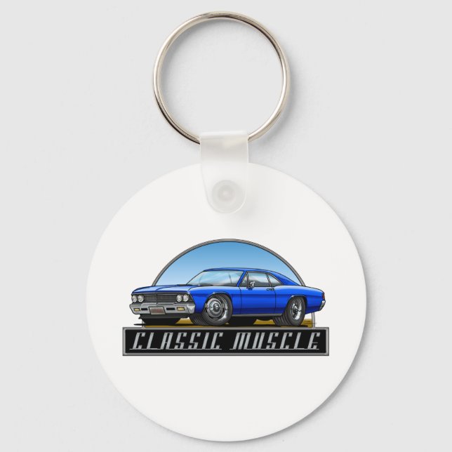 66_Chevelle_Blue Key Ring (Front)