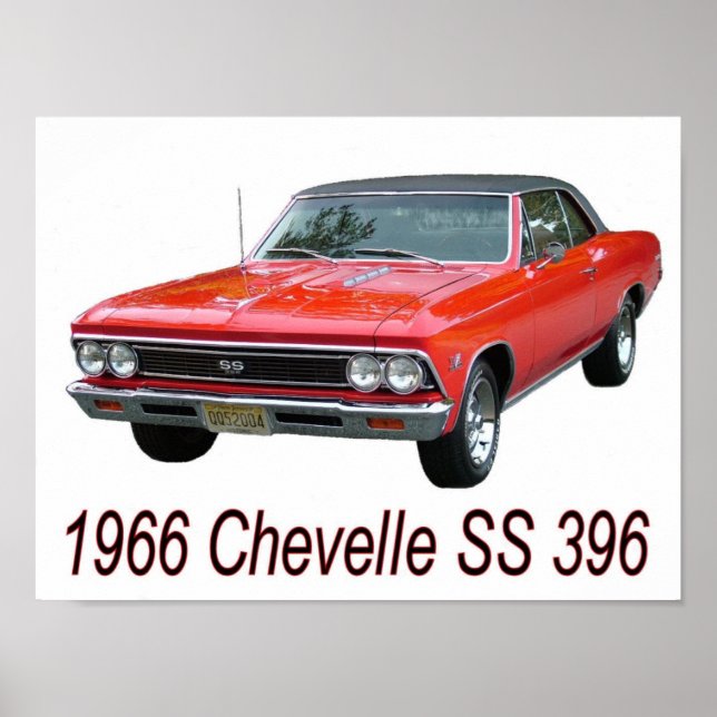 66 Chevelle SS 396 Poster (Front)