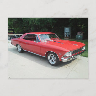66' Chevy Chevelle Postcard