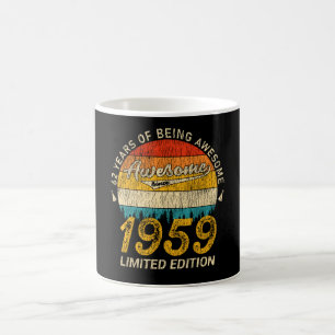 66 Year Old 1959 Retro Awesome 66th Birthday Gift Coffee Mug