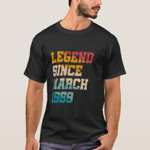 66 Years Old Legend Since March 1959 Funny 66th Bi T-Shirt