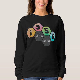 66th Birthday Ladies Mens 66 Years 1956   13 Sweatshirt