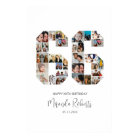66th Birthday Number 66 Custom Photo Collage