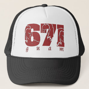 671 AREA CODE TRUCKER HAT