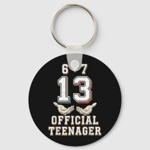 67 13 Year Old Boys Girls nager 13th Birthday Key Ring