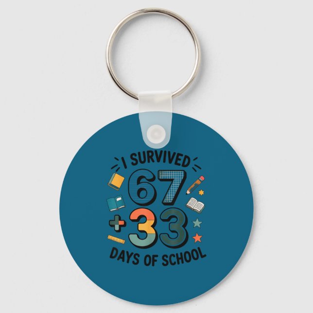 67 33 Days School Cool Key Ring (Front)