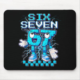 67 6 7 Six Seven Meme 6 7 Italian Brainrot 67 Boys Mouse Pad