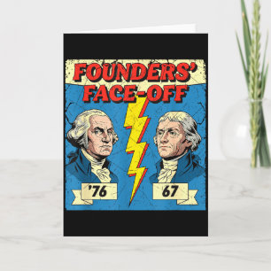 67 76 George Washington Thomas Jefferson History F Card