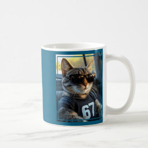 67 And Still Cool Funny Birthday Meme Cat  Coffee Mug