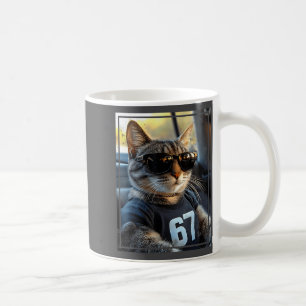 67 And Still Cool Funny Birthday Meme Cat  Coffee Mug
