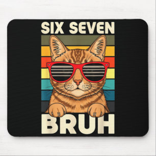 67 Animals Funny 67 Brainrot Youth Kids Cat 67  Mouse Pad