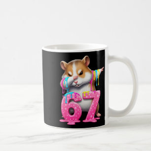 67 Animals Funny 67 Brainrot Youth Kids Hamster 67 Coffee Mug