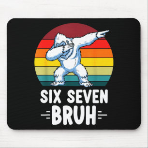 67 Animals Funny 67 Brainrot Youth Kids Yeti 67 Mouse Pad