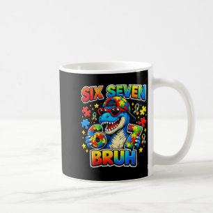 67 Autism Six Seven Bruh Awareness Six Seven Boys Coffee Mug