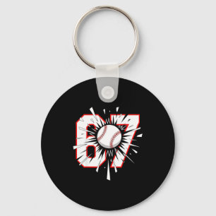 67 Baseball Six Seven 6 7 Meme 6-7 Key Ring