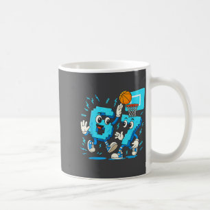 67 Basketball Brainrot 7 6 Six Italian Seven Meme Coffee Mug