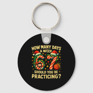 67 Basketball Christmas Funny Practice Meme Gift Key Ring