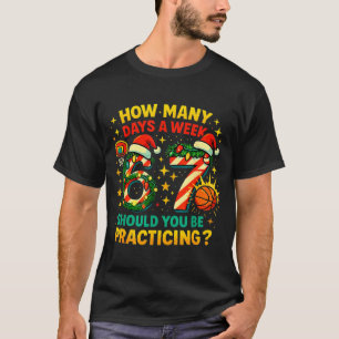 67 Basketball Christmas Funny Practice Meme Gift  T-Shirt