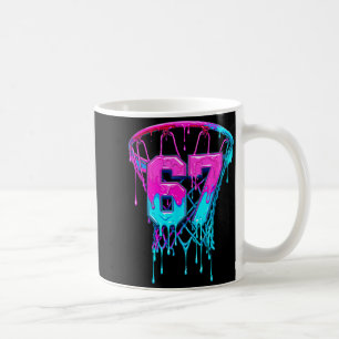 67 Basketball Drip Six Seven Funny  Coffee Mug