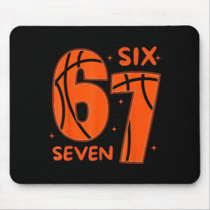 67 Basketball Six Seven 6 7 Meme 6  Mouse Pad