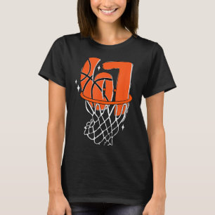 67 Basketball Six Seven 6 7 Meme Funny 67 Basketba T-Shirt
