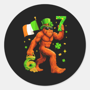 67 Bigfoot Sasquatch For Kids Classic Round Sticker