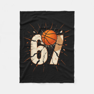 67 Brainrot Youth Basketball Drip - Funny Kids 67  Fleece Blanket