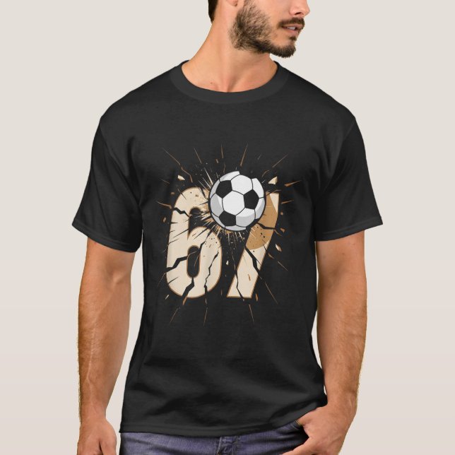 67 Brainrot Youth Soccer Drip - Funny Kids 67  T-Shirt (Front)