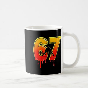 67 Brainrot Youth Wrestling Drip - Funny Kids 67  Coffee Mug