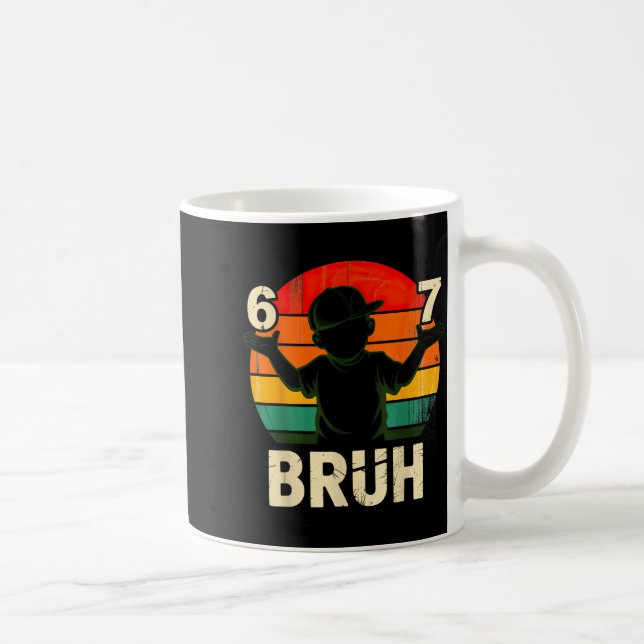 67 Bruh 6 7  Coffee Mug (Right)