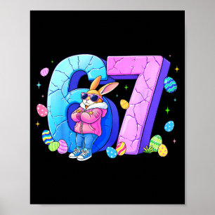 67 Bunny Egg For Kids Boy Girl Women Youth Teen Ea Poster