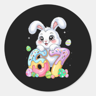 67 Bunny Egg For Kids Girls Boys Women Youth Teen Classic Round Sticker