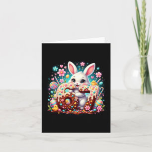 67 Bunny Six Seven 6 7 Easter Day Kids Card