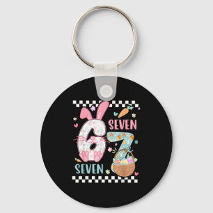 67 bunny six seven easter 6 7 easter happy easter key ring