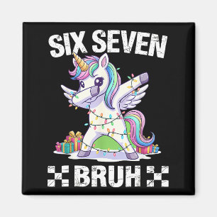 67 Burh Funny Christmas 6 7 Meme Men Women Kids Magnet