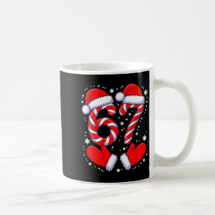 67 Candy Canes Santa Coffee Mug