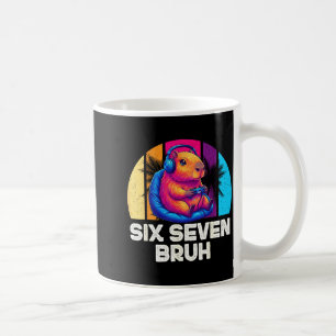 67 Capybara Funny Six Seven Bruh Capybara Video Ga Coffee Mug