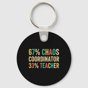 67 Chaos Coordinator Teachers 67 Slang Math Pe Six Key Ring