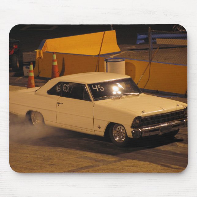 67 chevy nova burnout mouse pad (Front)