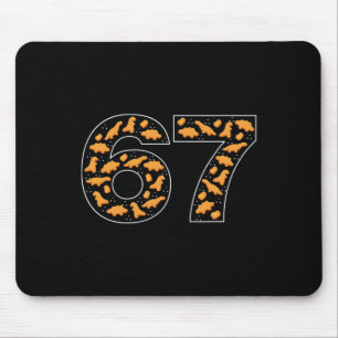 67 Chicken Nuggets Six Seven Mouse Pad
